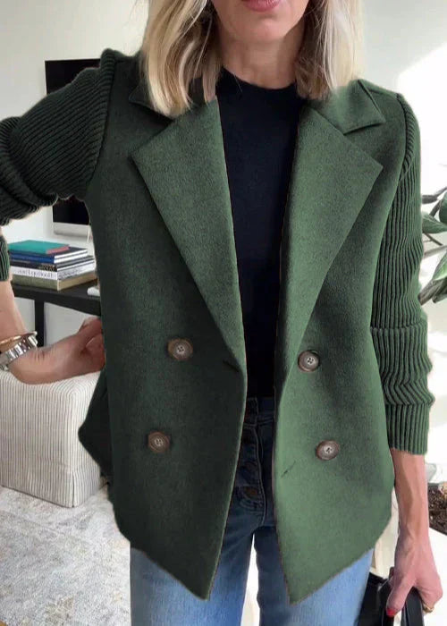 Women's Tailored Coat with Structured Design and Classic Fit