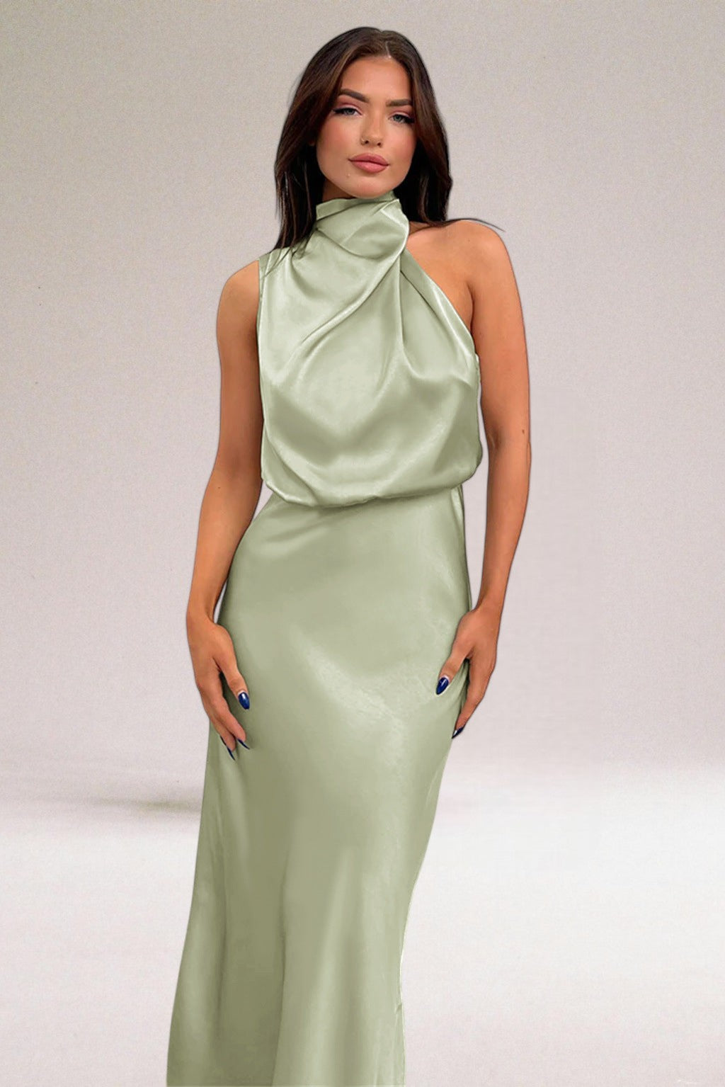 Women’s Halter Neck Dress | Midi