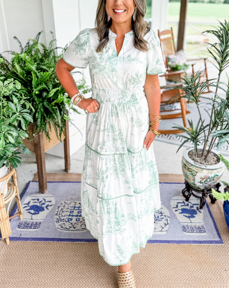 Women's Maxi Dress with Classic Design and Flowing Silhouette