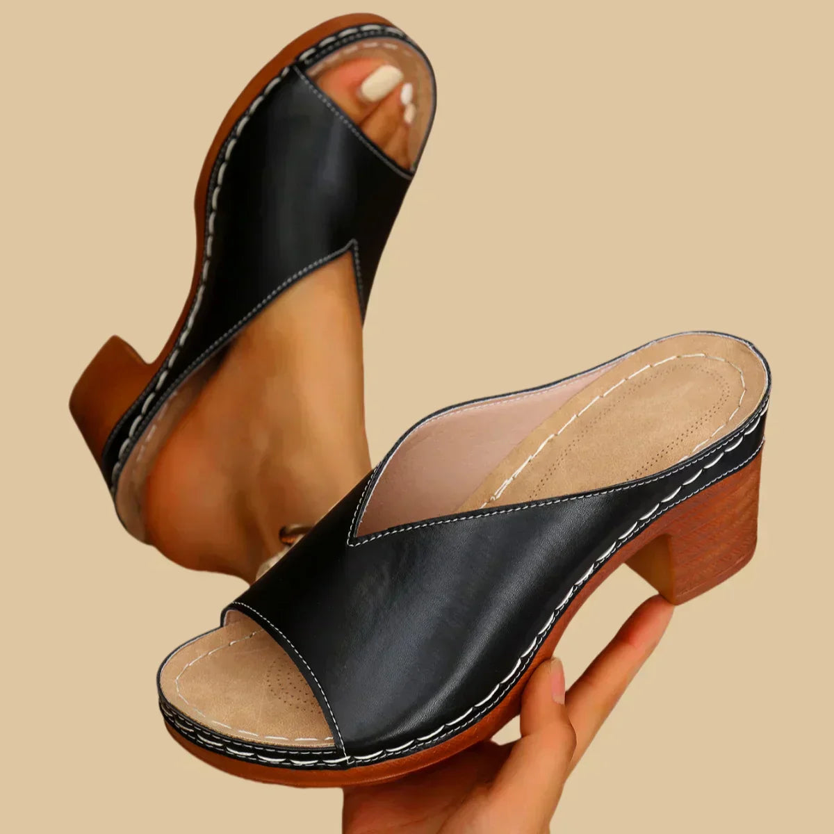 Claudette | Women's Orthopedic Flat Sandals