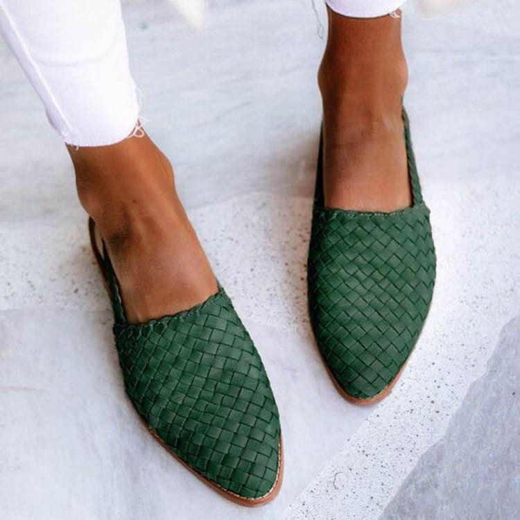 Women’s Closed-Toe Flats | Slingback Design