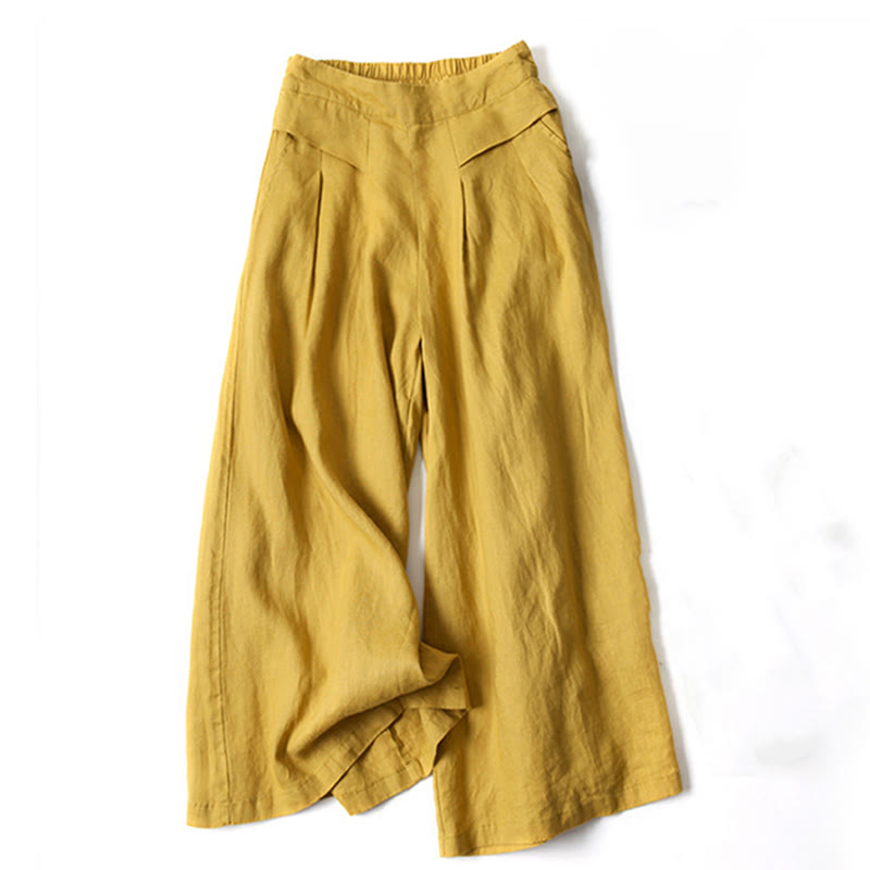 Women's Wide-Leg Trousers with Relaxed Fit and Versatile Style