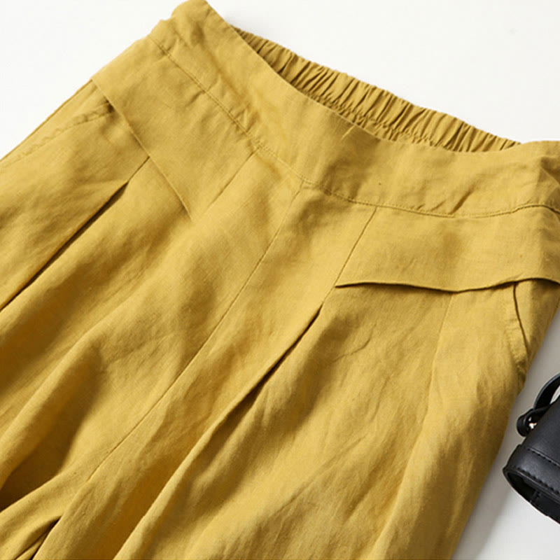 Women's Wide-Leg Trousers with Relaxed Fit and Versatile Style