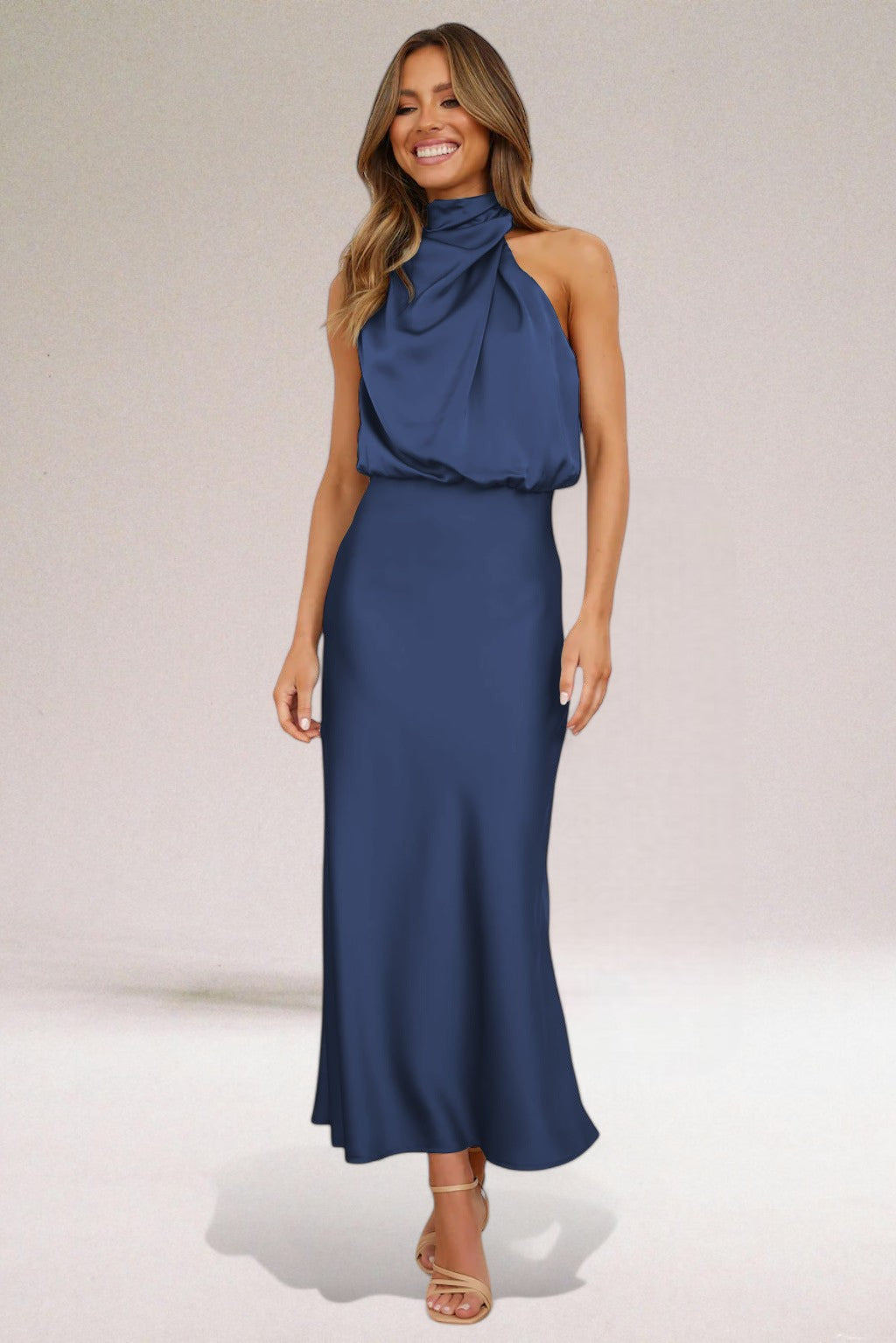 Women’s Halter Neck Dress | Midi