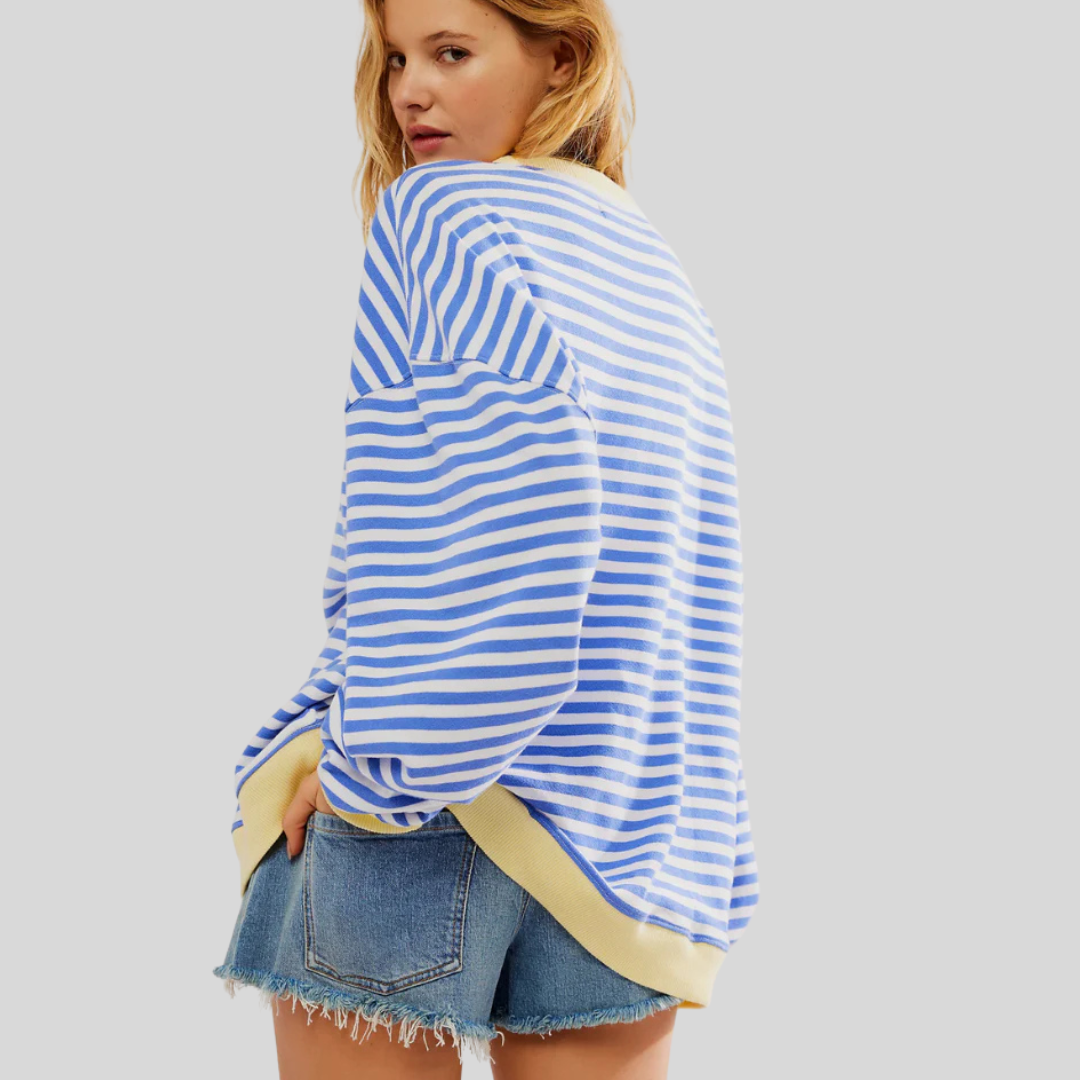 Ashley | Playful Striped Sweater