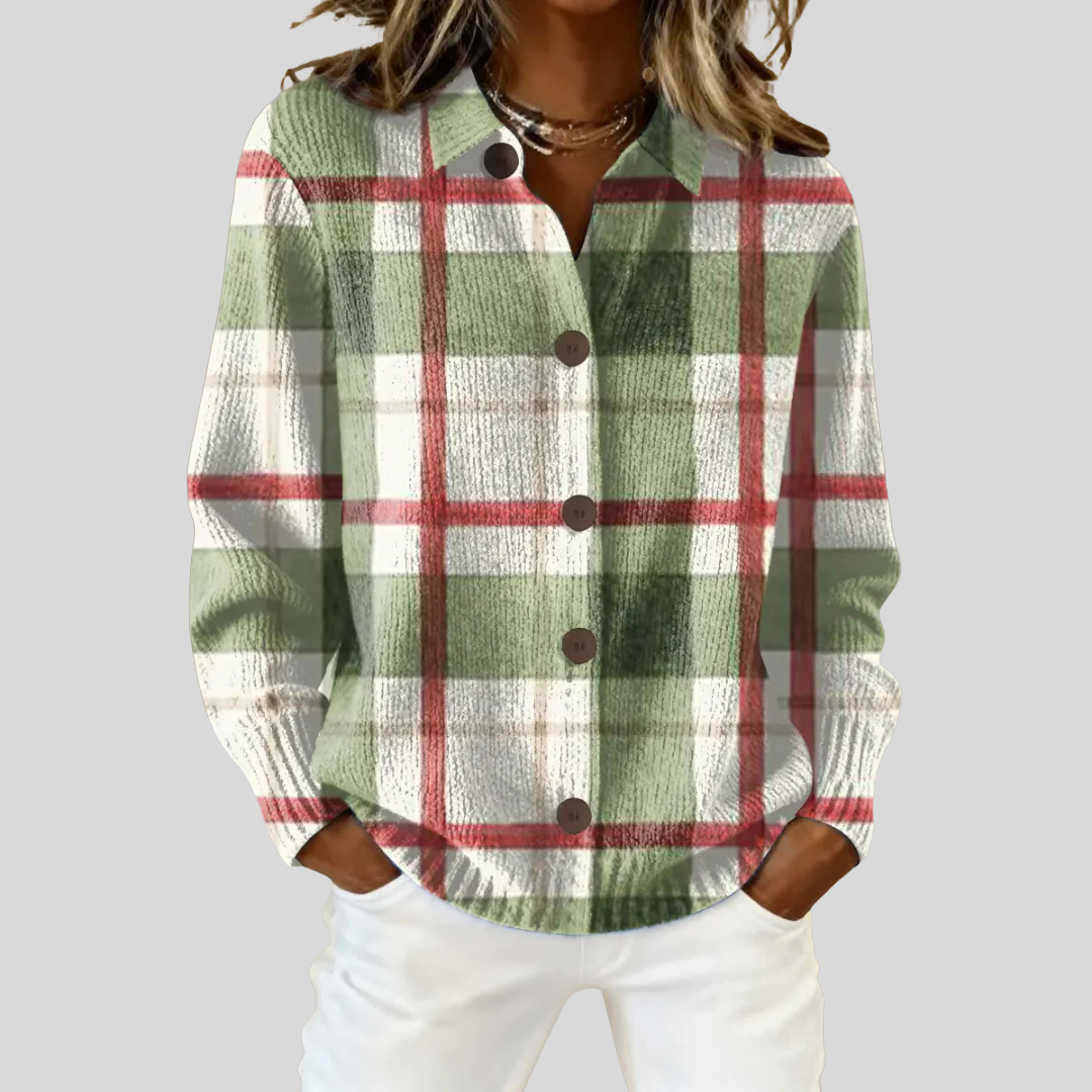 Ursula™ | Vintage Tartan Cardigan