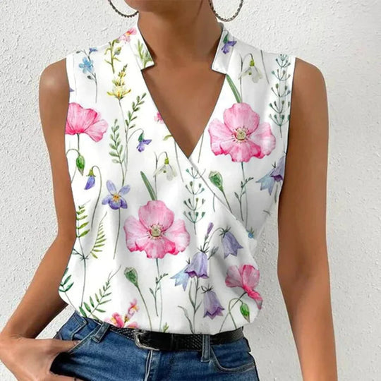 Women’s V-Neck Blouse | Clean Design