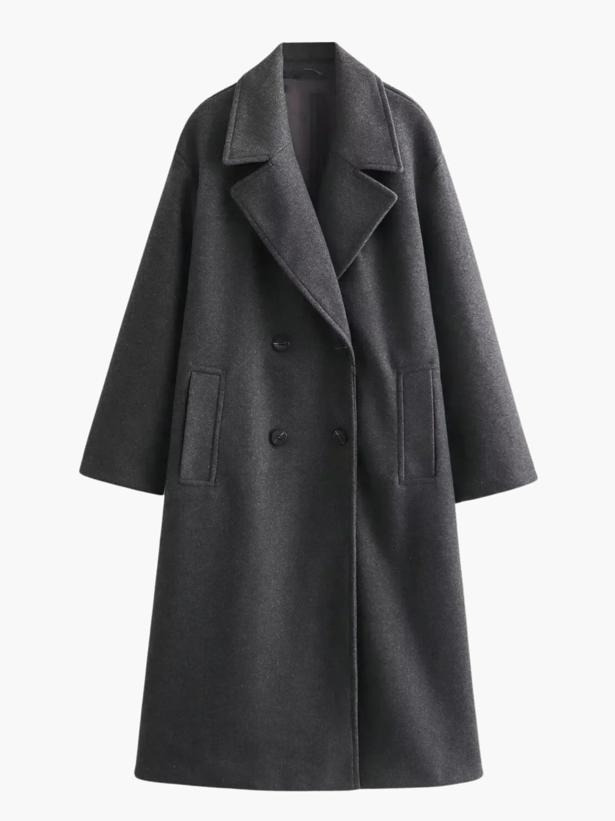 Timeless Double-Breasted Camel Coat