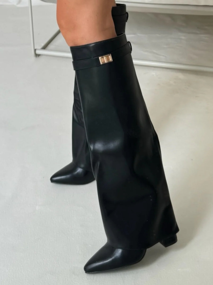 Women’s Ankle Boots | Gold Accent Design