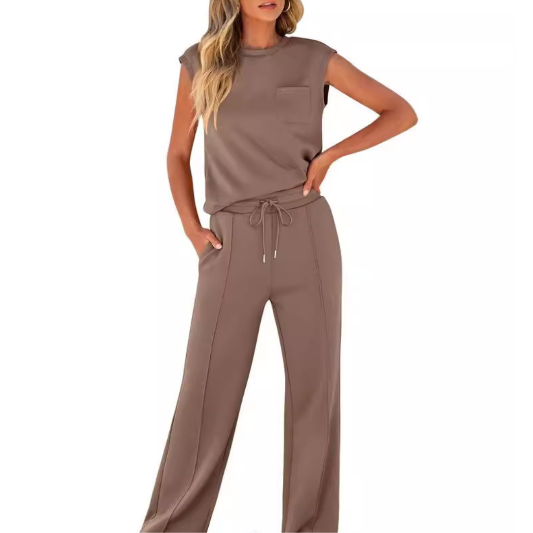 KAIYA™ – Casual Summer Soft Lounge Co-Ord