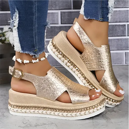 Women’s Open Platform Sandals | Classic Design