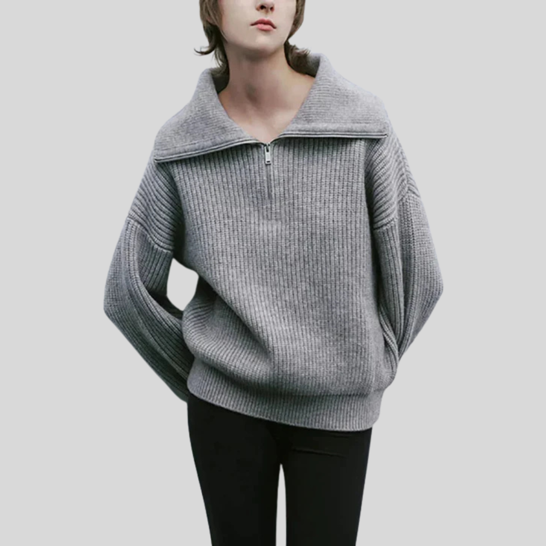 ELODIE™ - Comfy Half-Zip Sweater