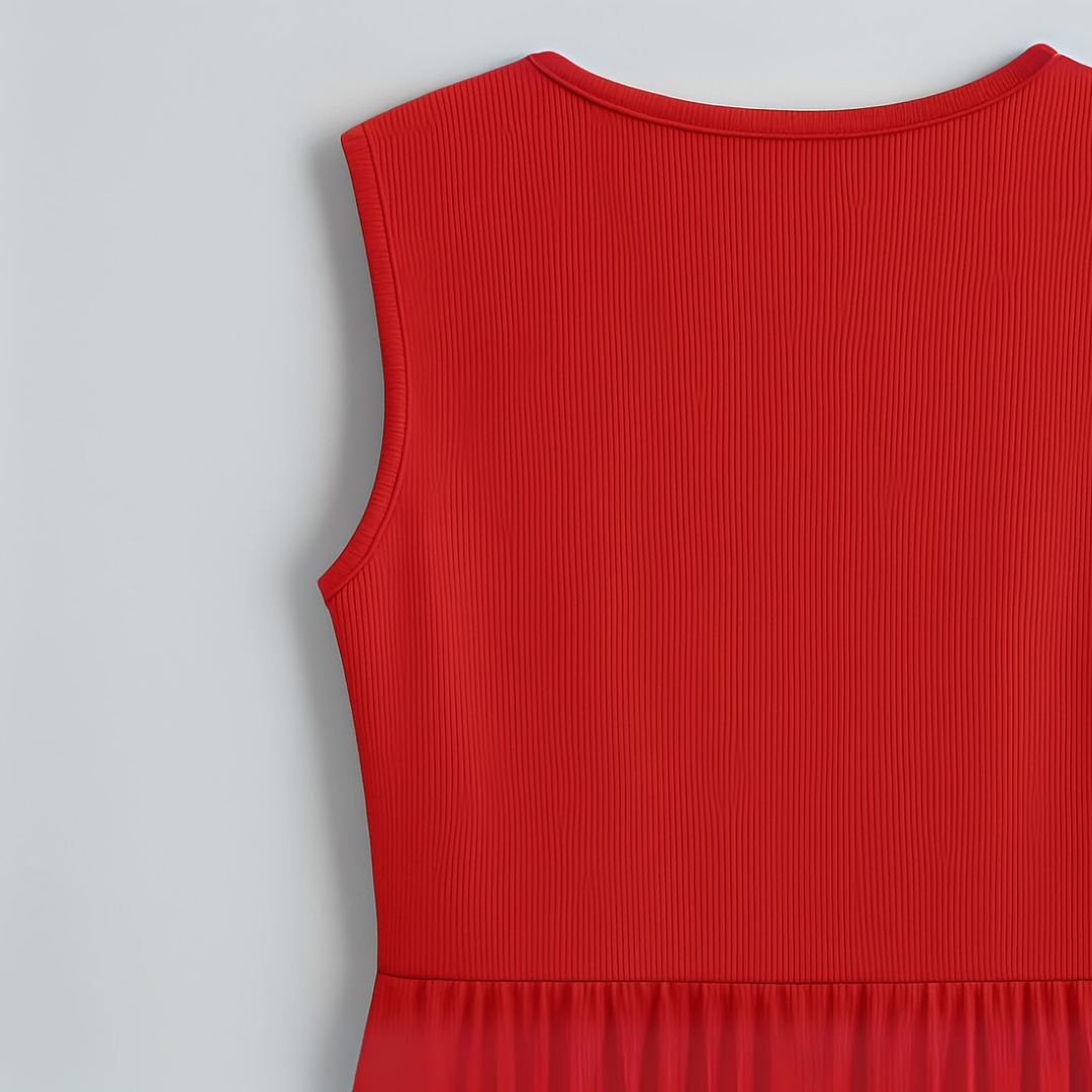Women's Wide-Leg Jumpsuit with Stretch Fabric and Relaxed Fit