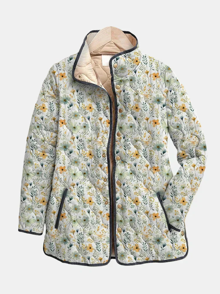 Women's Quilted Jacket with Warmth and Versatile Design