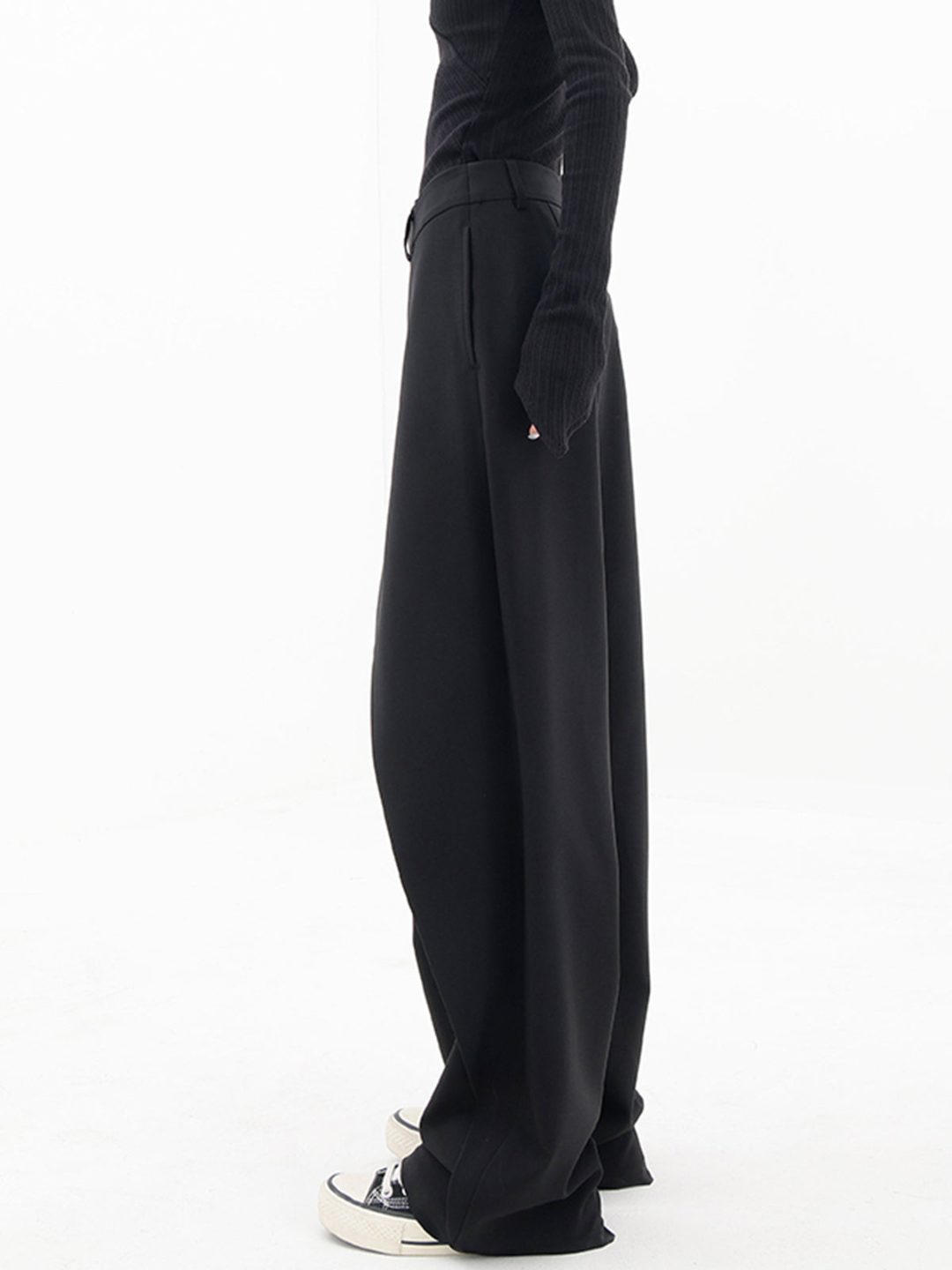 Women's Baggy Trousers with Relaxed Fit and Versatile Style