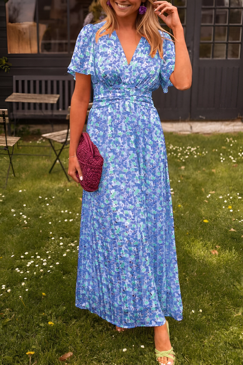 Women’s V-Neck Dress | Maxi