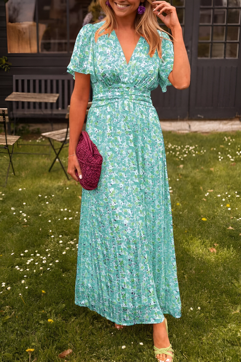 Women’s V-Neck Dress | Maxi
