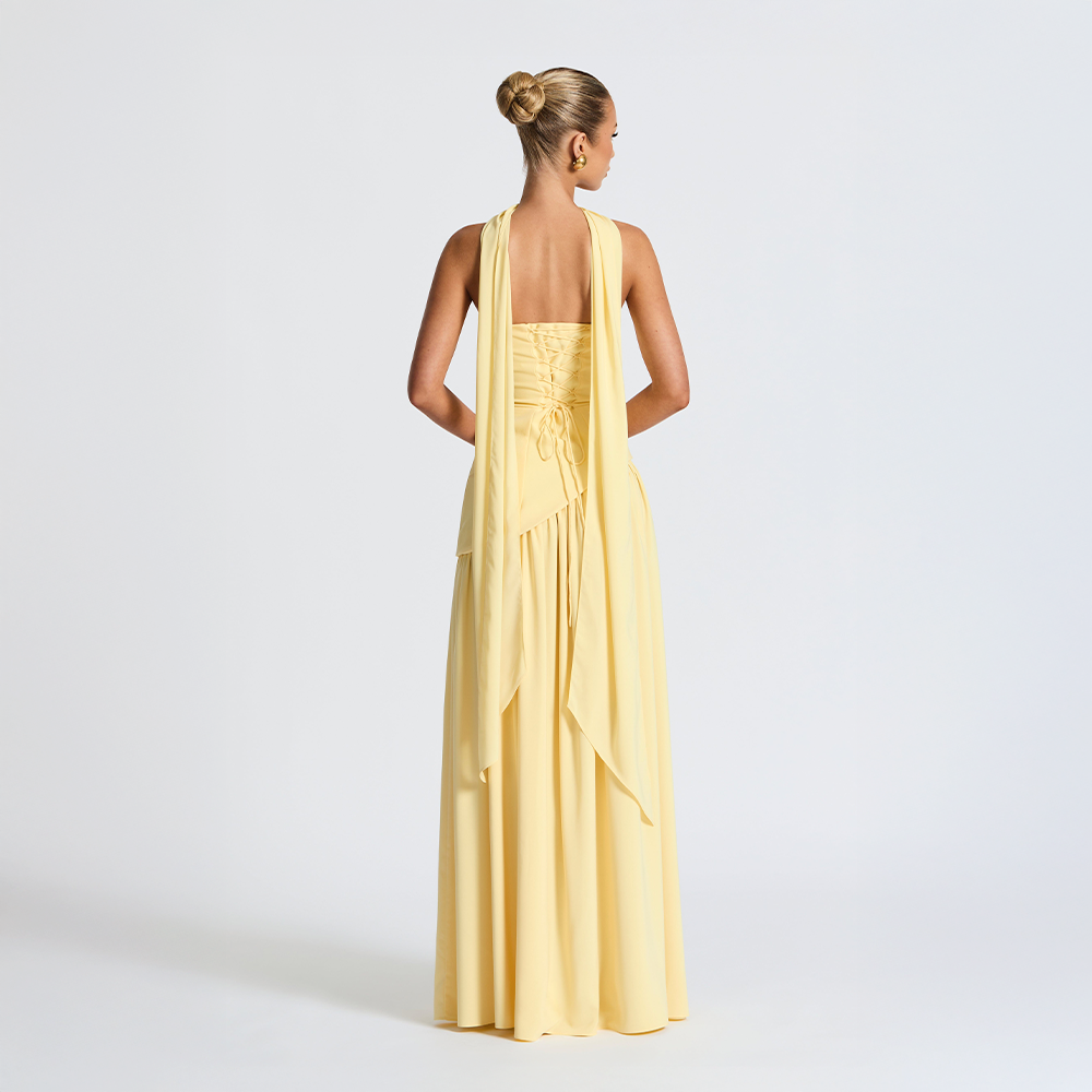 Women’s Strapless Asymmetrical Dress | Maxi