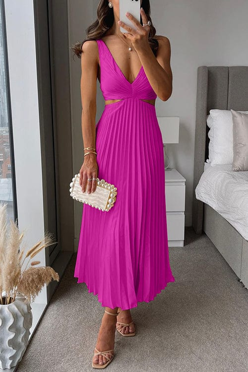 Women’s Pleated Dress | Midi