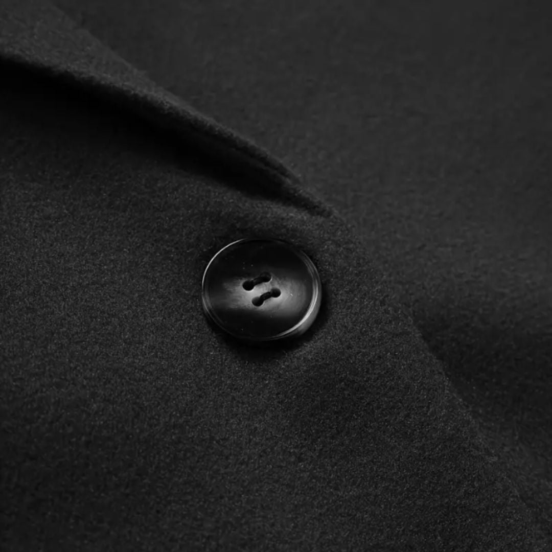 Women's Winter Trench Coat with Longline Design and Warmth
