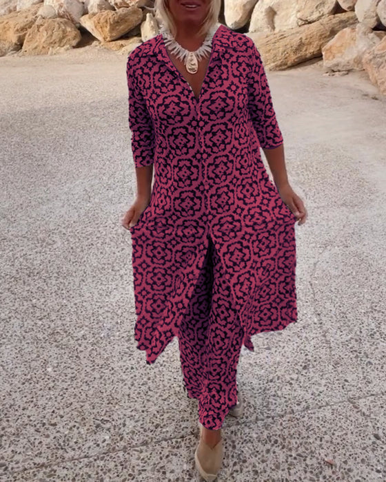 Women’s Geometric Two-Piece Set | Clean Design