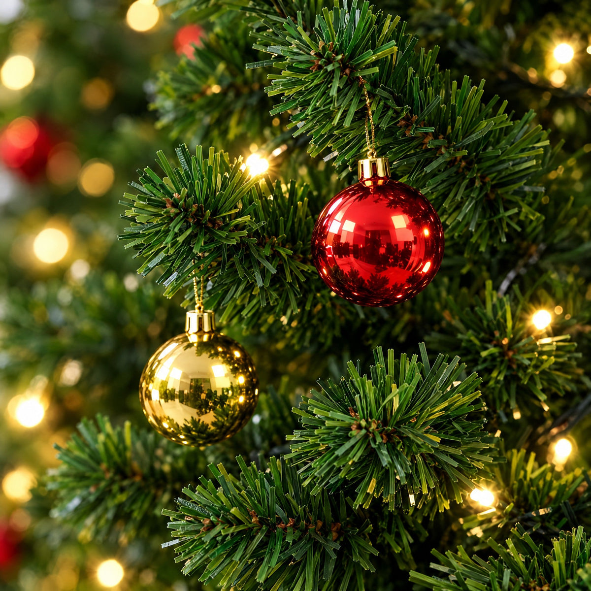6ft Pre-Lit Christmas Tree with Ornaments – image 6