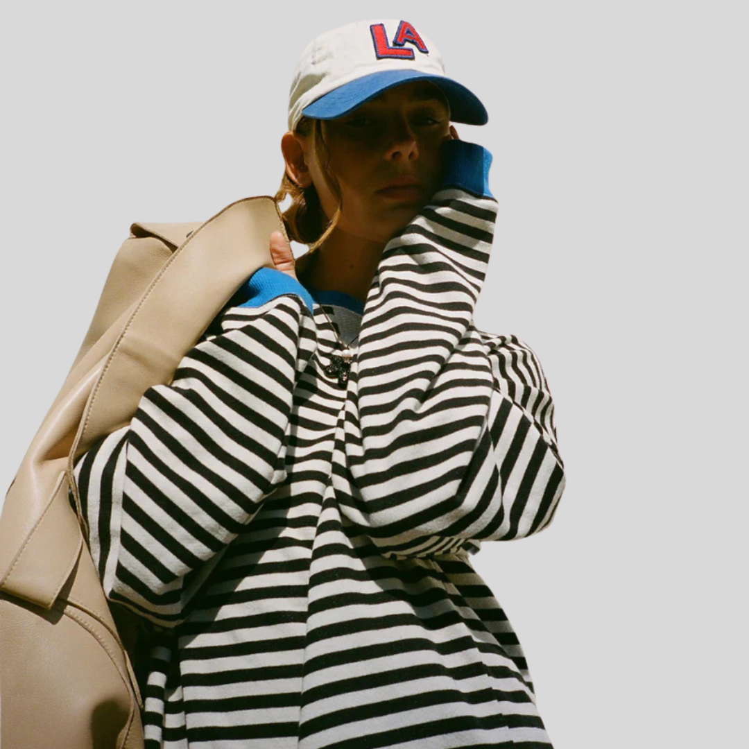 Ashley | Playful Striped Sweater