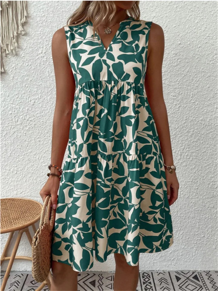 Women's Flowy Dress with Lightweight Fabric and Relaxed Fit