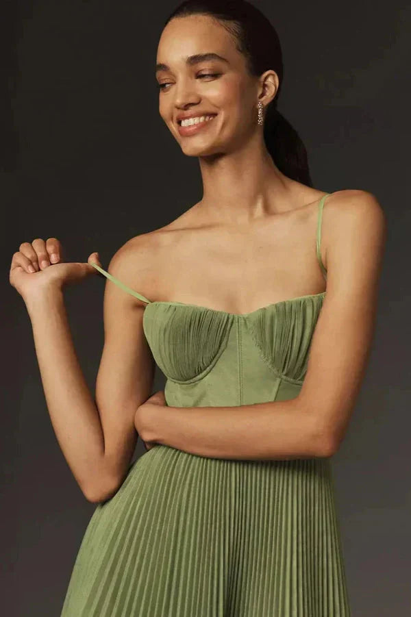 Women’s Pleated Dress | Midi