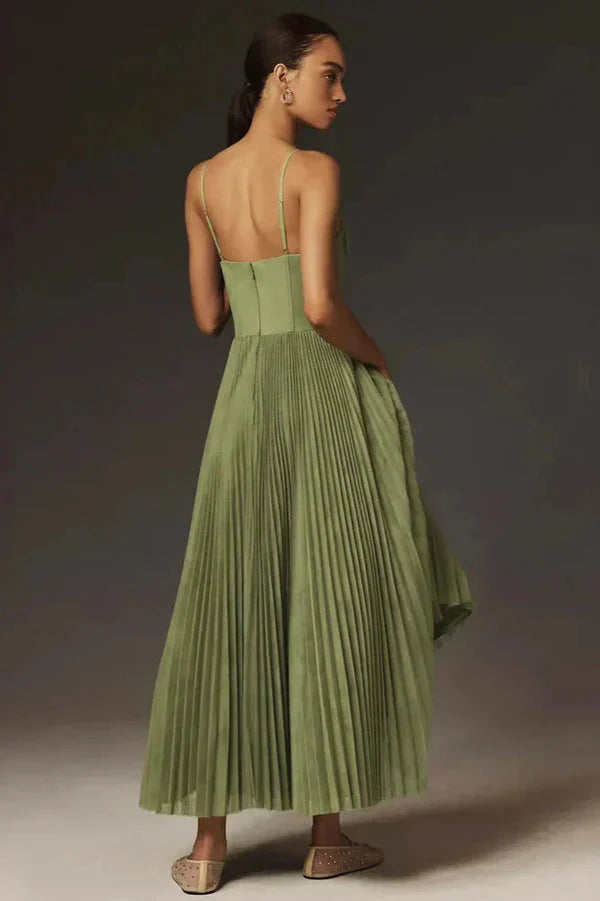 Women’s Pleated Dress | Midi