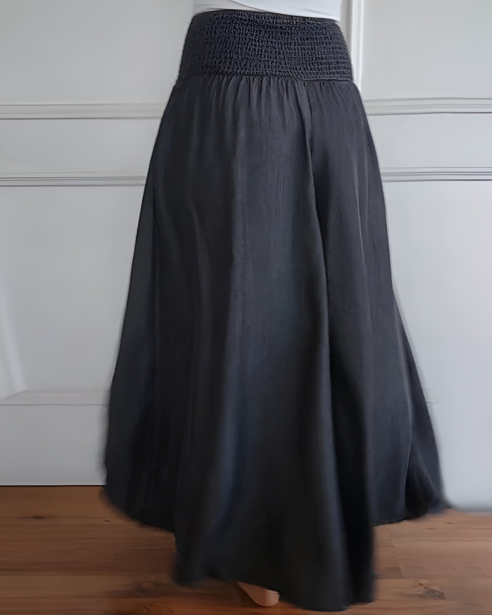 Women's Trousers with Elastic Waist and Relaxed Fit