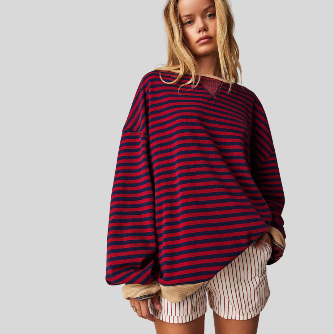 Ashley | Playful Striped Sweater