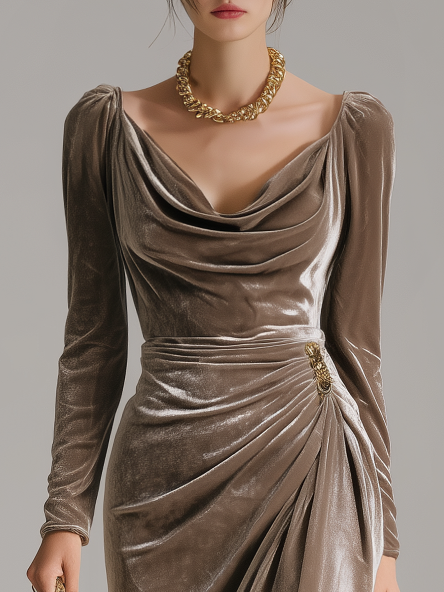 Women’s Plain Midi Dress | Clean Design