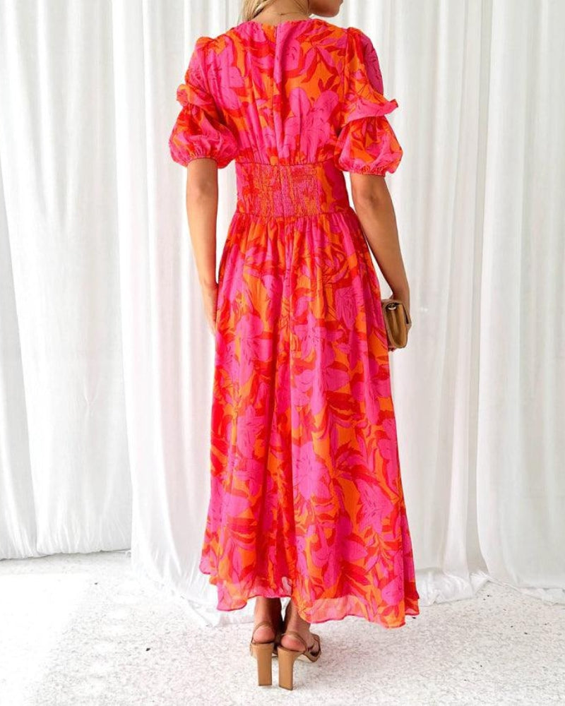 Women's Maxi Dress with Flowing Design and Versatile Style