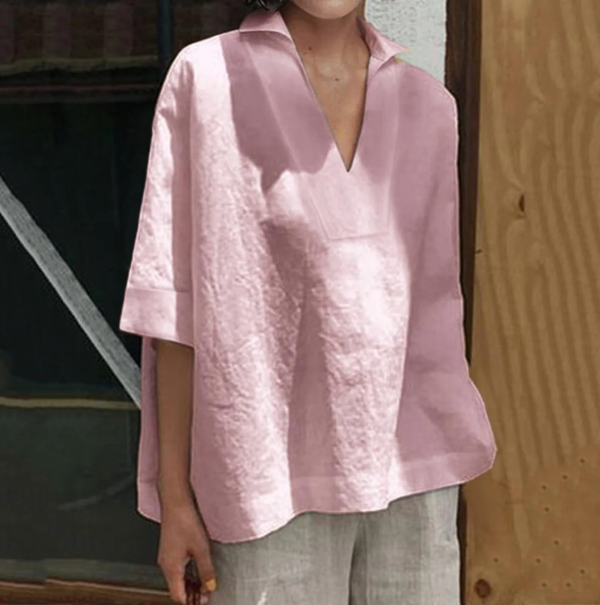 Women’s Casual Blouse | V-Neck Style