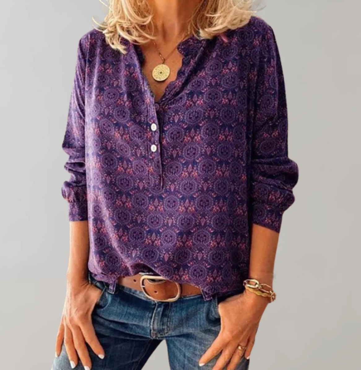 Women’s Long Sleeve Blouse | Vintage Style