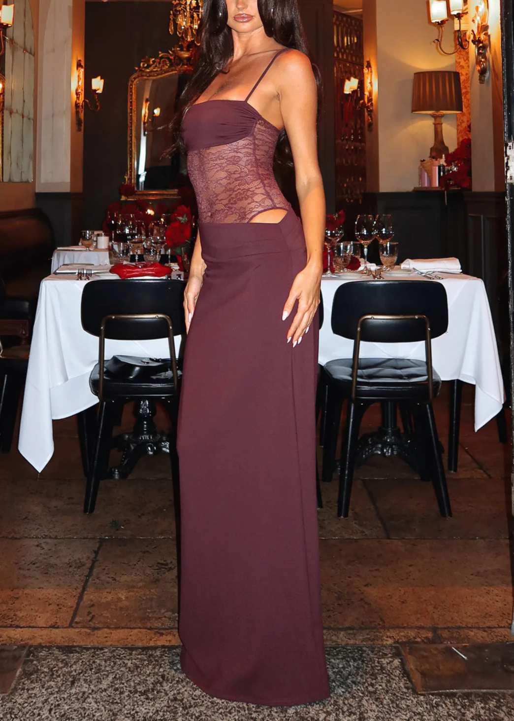 Women’s Long Strap Dress | Maxi