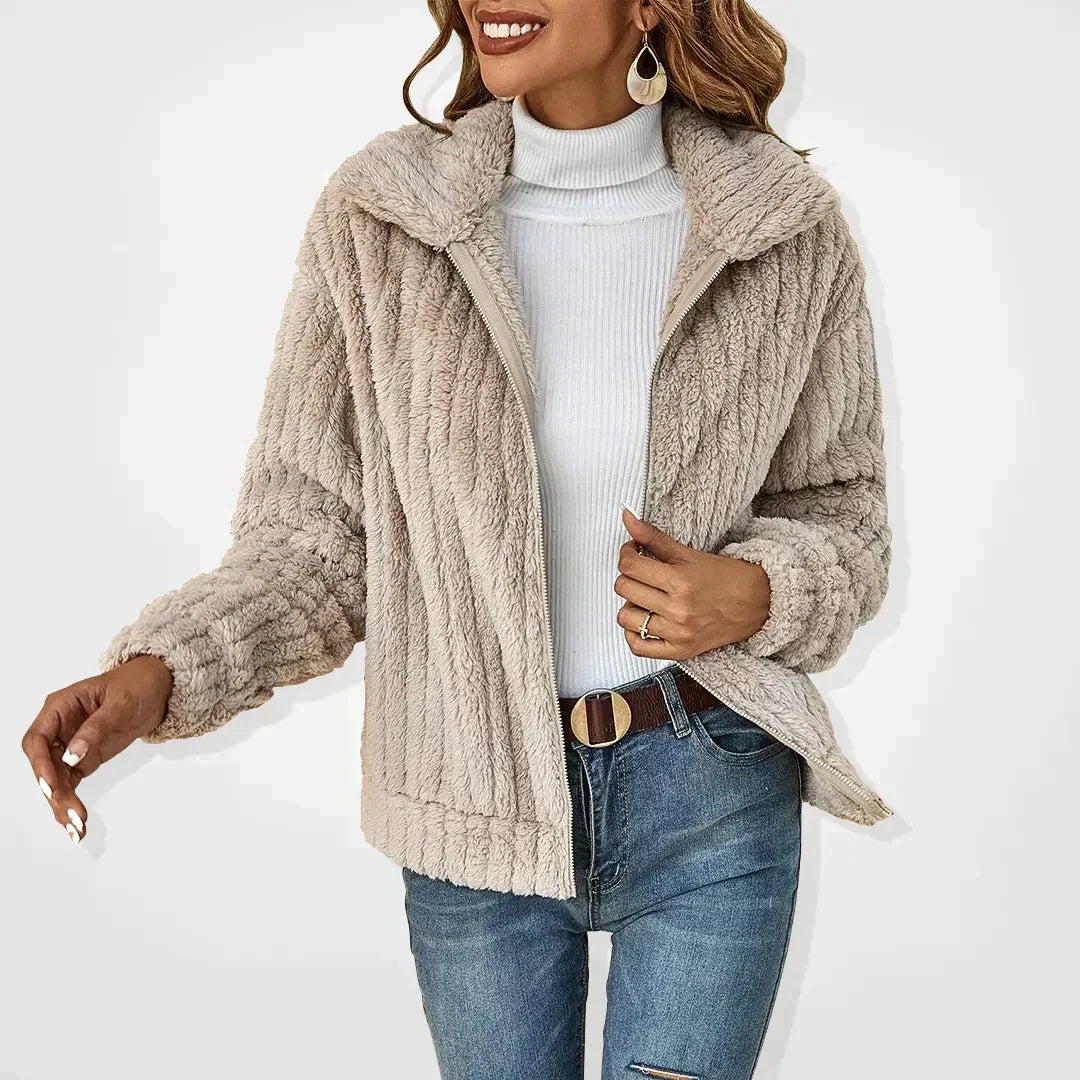 Women's Jacket with Tailored Fit and Versatile Style