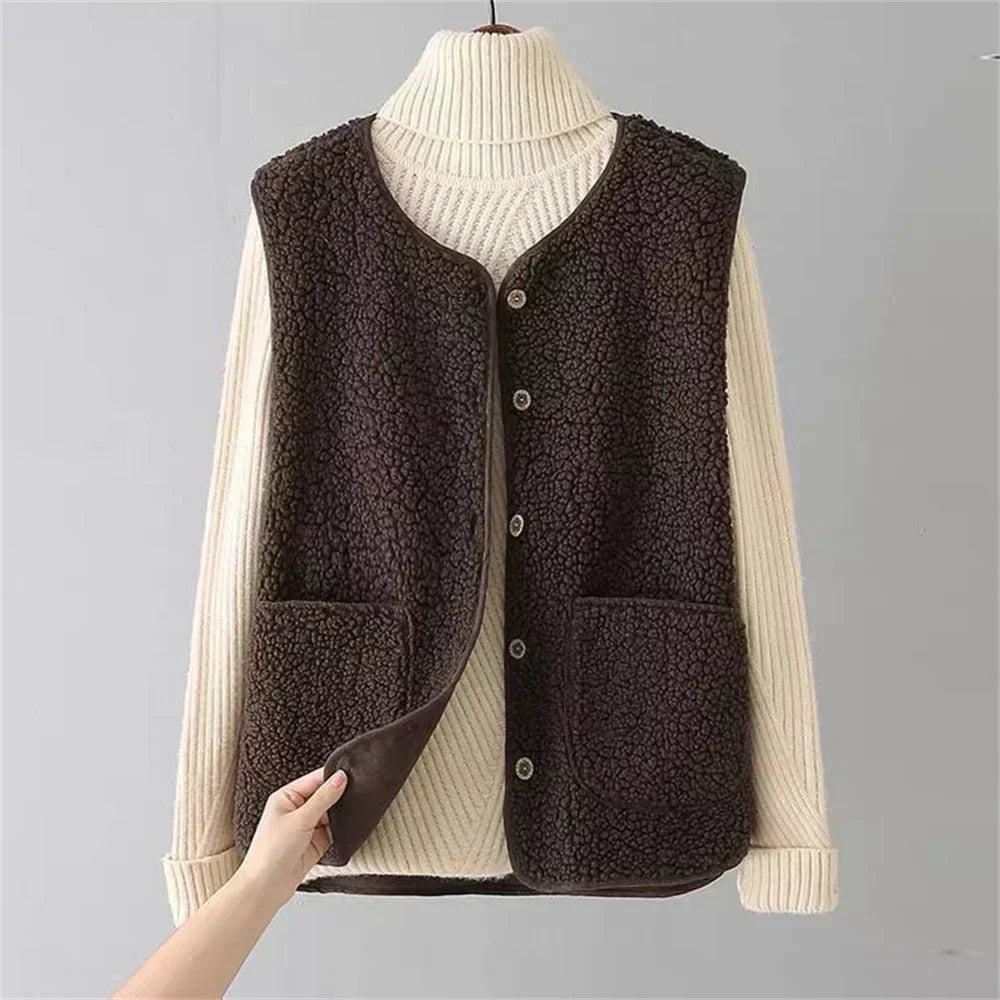 Women's Versatile Soft Vest with Lightweight Design and Easy Layering