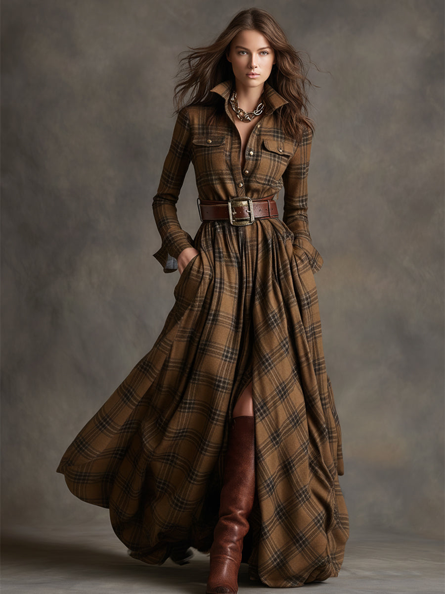 Jacqueline - Classic Button-Up Shirt Dress