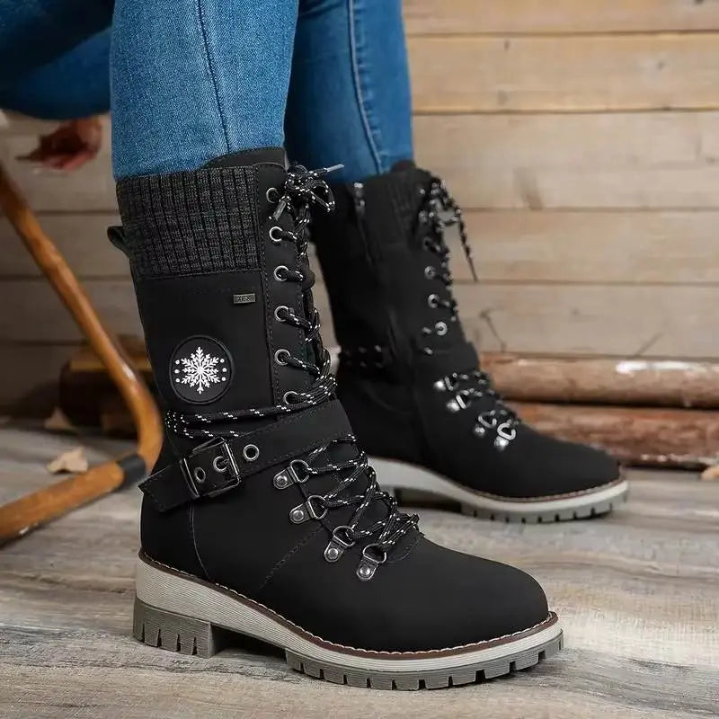 Sora™ | High Heel Winter Boots for Women – Stylish & Warm for Cold Weather