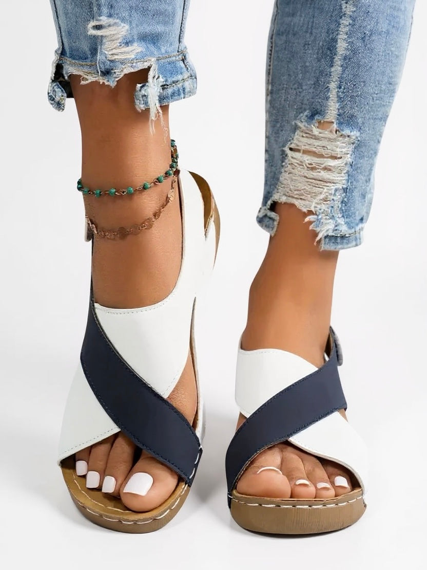 Olive | Women's Platform Wedge Sandals