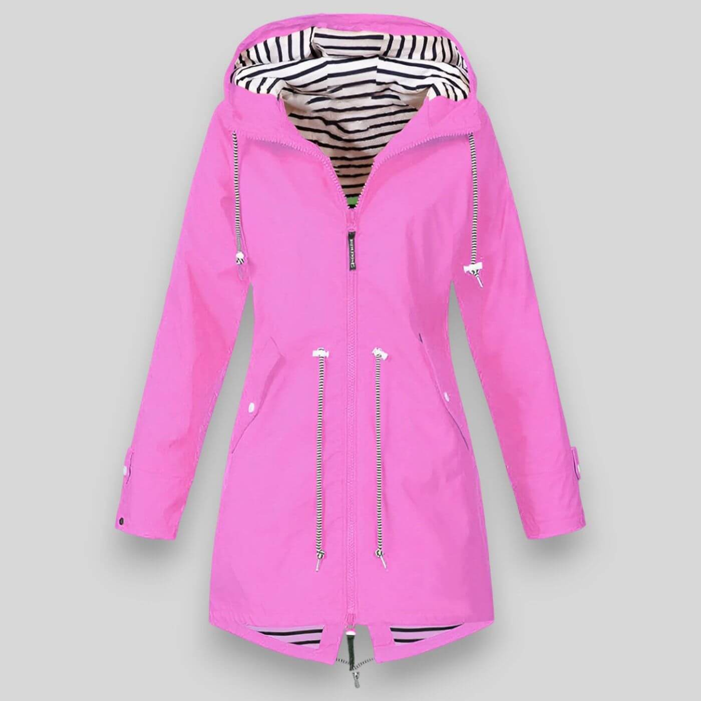 Women's Waterproof Jacket with Lightweight Design and Adjustable Hood