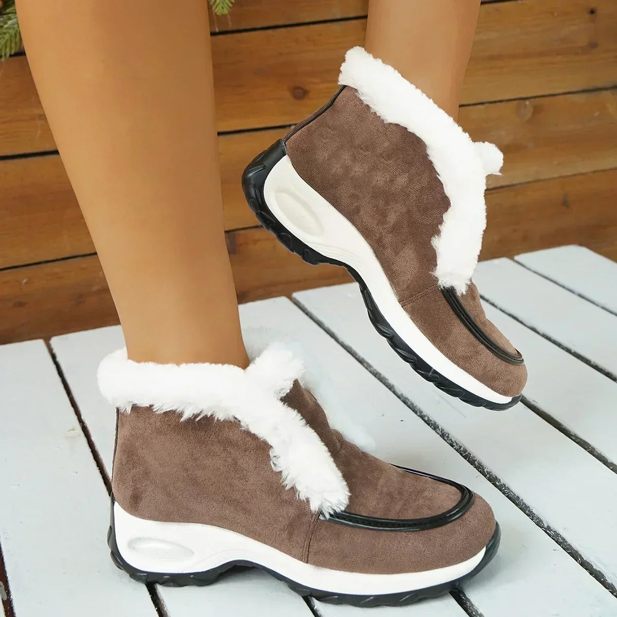 Vegan™ | Leather Casual Ankle Boots