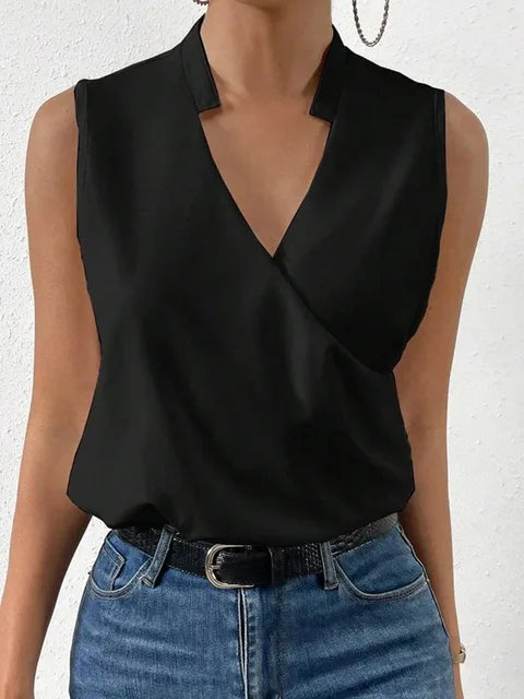 Women’s V-Neck Top | Clean Design