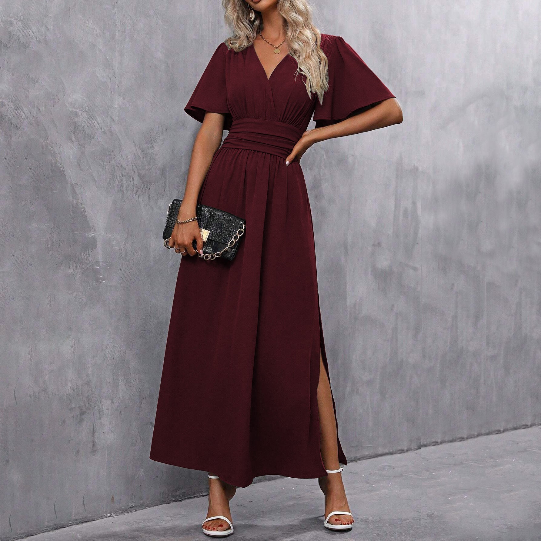 Women’s Flared Sleeve Dress | Maxi