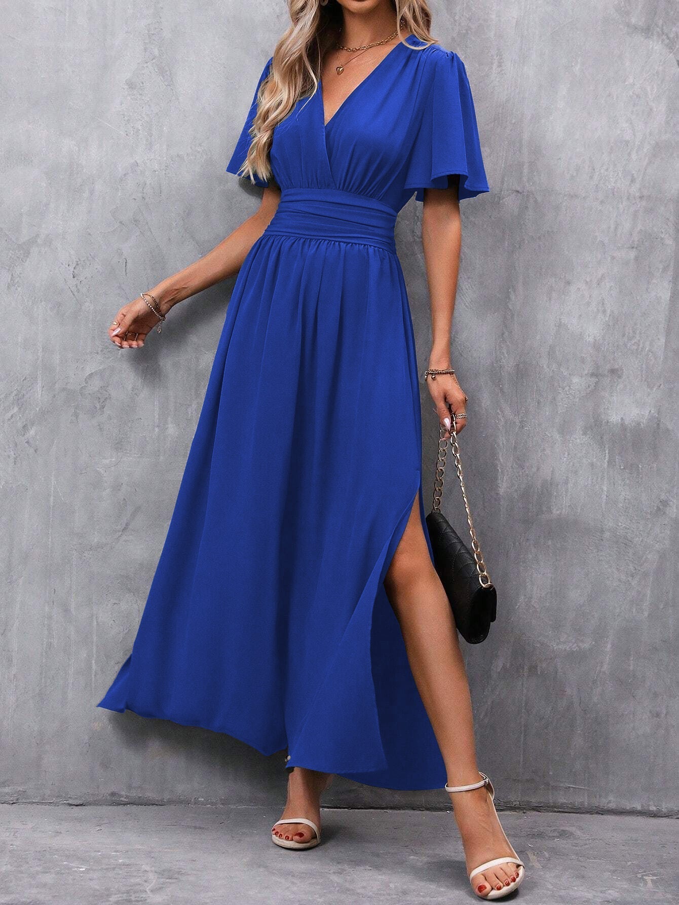 Women’s Flared Sleeve Dress | Maxi