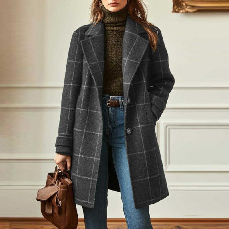 Sally – Classic Check Coat