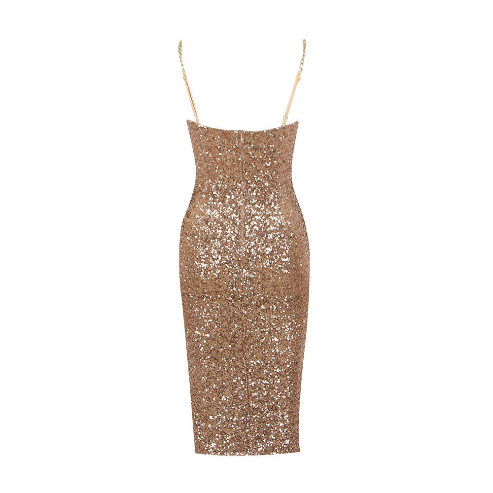 Women’s Modern Zipper Dress | Midi