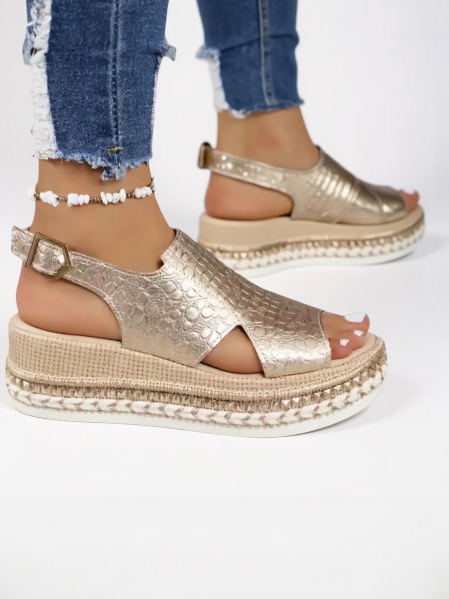 Hazel | Women's Platform Cushioned Sandals
